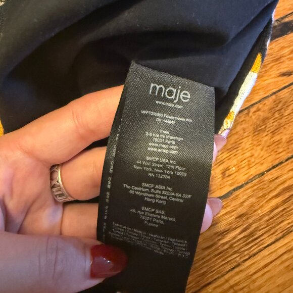 Maje Floral Crop Top - Picture 6 of 6